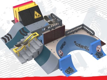 TECH DECK RAMPA VERT WALL 2.0 + SK8MAFIA DESKOROLKA FINGERBOARD