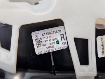 MERCEDES CLA 118 A1189065800 SVĚTLO PRAVÁ ZADNÍ LED