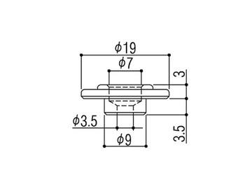 Зажим для басовой струны GOTOH RB20 (N)