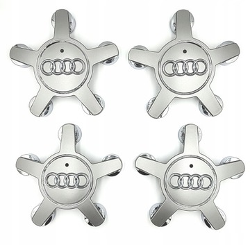 AUDI DEKIELKI na felgi GWIAZDY zaślepki felg PAJĄKI dekle AUDI 135mm 4szt