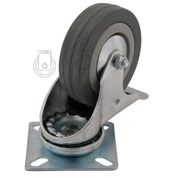 Диаметр колеса 75, тележка, полка, шкаф, стол 2ППГУМ75