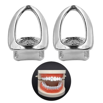 2x, нижние/верхние зубы, одиночные, открытое бедро