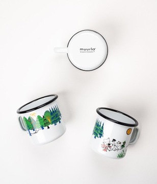 Эмалированная металлическая кружка MOOMINS MOOMINS COLORS MUURLA 370 мл