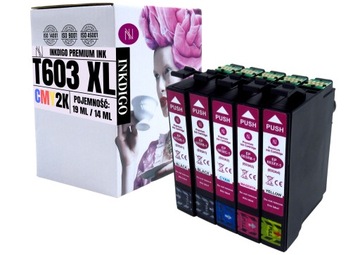 5x TUSZ 603 XL DO EPSON WF-2850 WF-2870 WF-2810