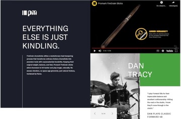 TX7AW-FG Барабанные палочки Promark Hikor Forward ⌀13 мм, обработка FireGrain