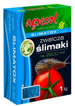 ŚLIMATOX 5GB TRUTKA ŚRODEK NA ŚLIMAKI AGRECOL 1 KG