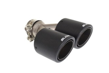 Podwójna Końcówka tłumika 89mm wejście 635mm SLIDE