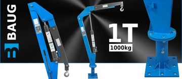 КРАН МАСТЕРСКОЙ КРАН ДВИГАТЕЛЬ ПОДЪЕМНИК 1Т ТОННА HDS ПОВОРОТНЫЙ