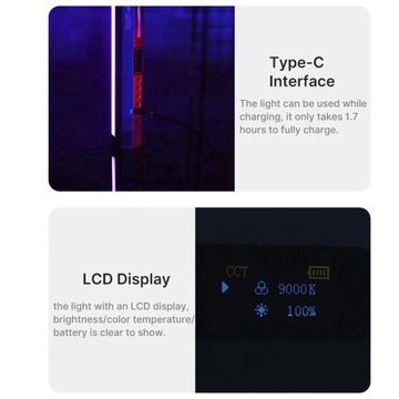 Светодиодная лампа для студийной фотографии Ulanzi VL110 RGB
