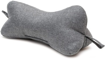 PODUSZKA POD KARK SZYJE KOŚĆ SZARY LEN
