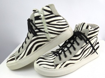 Bronx zebra buty sneakers SKÓRA NAT r 40 -50%