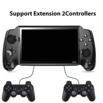 Портативная игровая консоль X20 Retro, экран 7,0 дюйма, память 32 ГБ
