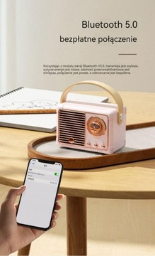 Портативный мини-ретро Bluetooth-стереодинамик