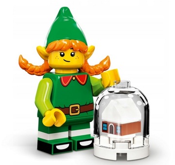 LEGO figurka seria 23 Świąteczna Elfka Elf 71034