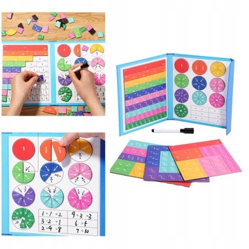 Повторное посещение математических игрушек для изучения дробей