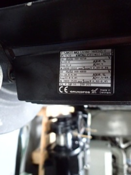 Насос GRUNDFOS CR64-1 с двигателем GRUNDFOS 5,5 кВт