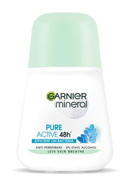 Garnier Mineral Dezodorant roll-on Pure Active 48h - Efficient On Bacteria