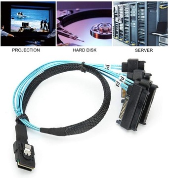 Серверный кабель Tonysa G0508 Mini SAS, 19,7 дюйма/0,5 м