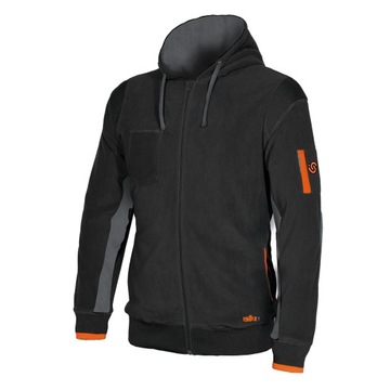 BLUZA ROBOCZA POLAR CIENKI I CIEPŁY ISSA CZARNY M