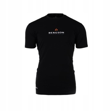 Sportowa Koszulka Męska T-Shirt BERGSON ARCHO Black rozmiar L