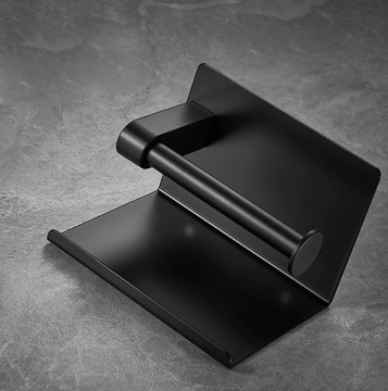 ДЕРЖАТЕЛЬ ДЛЯ ТУАЛЕТНОЙ БУМАГИ С ПОЛКОЙ, ЧЕРНЫЙ УНИТАЗ LOFT