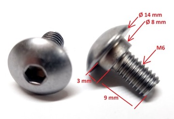 ВИНТ M6x12 ОБТЕКТОРЫ SUZUKI DR GSR GSF DL SFV GSF GSX VZR VZ