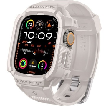 Etui z paskiem do Apple Watch Ultra 2/1 49mm, Spigen Rugged Armor Pro