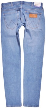 WRANGLER spodnie REGULAR skinny BLUE jeans BRYSON _ W29 L32