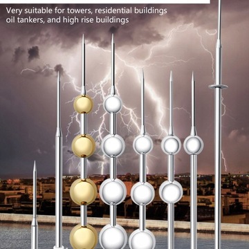 МОЛНИЕВАЯ ЗАЩИТА НА КРЫШЕ 50 СМ ПРИСУТСТВУЕТ
