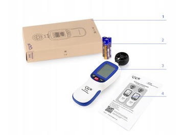 ANEMOMETR - WIATROMIERZ WT82B BLUETOOTH I APLIKACJA NA SYS. ANDROID