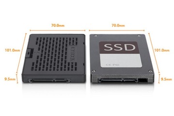 ICY DOCK Converter M.2 SATA SSD в 2,5-дюймовый твердотельный накопитель SATA (EZConvert MB703M2P-B)