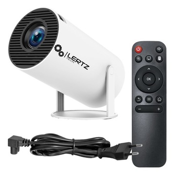 RZUTNIK PROJEKTOR ANDROID TV WIFI FULL HD PRZENOŚNY SMART GŁOŚNIK OSTROŚĆ +