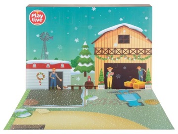 PLAYTIVE KALENDARZ ADWENTOWY FARMA ZWIERZĘTA