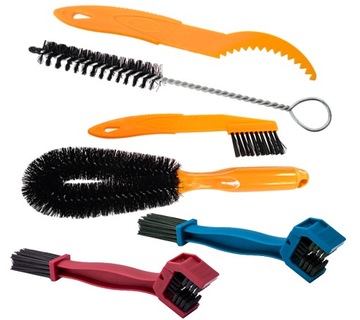 НАБОР ИЗ 11 ЩЕТОК ДЛЯ ЧИСТКИ ЦЕПИ МОТОЦИКЛА, СКУТЕРА, квадроцикла KOVIX