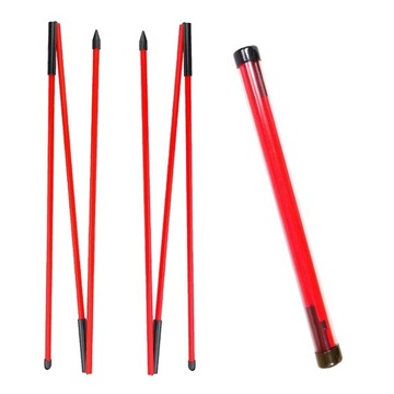 2 шт., выравнивающие планки для гольфа 122 см, 3 секции.