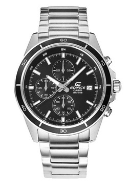 Zegarek Męski CASIO EDIFICE EFR-526D-1AVUEF Srebrna bransoleta + BOX