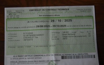 Chevrolet Trax 1.6 115KM 2013 Chevrolet Trax 1.6 MPI Biala Perla Klima Kamera Hak Sprowadzony Oplacony, zdjęcie 38