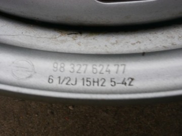 4× DISK OCELOVÝ PSA 9832762477 6.5" X 15" 5X108 ET 42