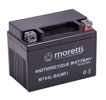 Akumulator motocyklowy AGM MTX4L-BS 12V 4Ah 50A