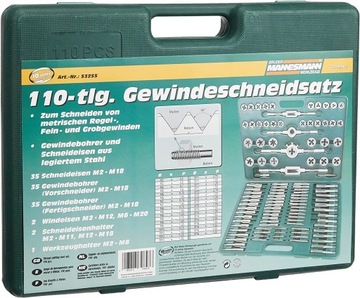 НАБОР THAP AND DIE 110 ЭЛЕМЕНТОВ. МАННЕСМАНН