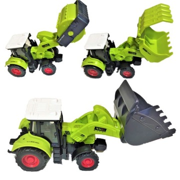 Mini Traktor Spych, Ładowarka Lub Walec Zabawka Dla Dzieci Napęd FarmTruck