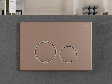 КНОПКА WC NAPO 05 для GEBERIT UP100 ROSE GOLD