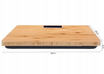 Светодиодные весы для ванной комнаты - деревянные