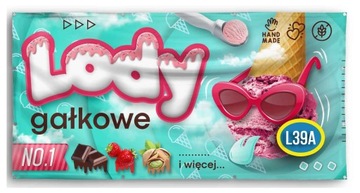 Gotowe Baner REKLAMA 2mx1m -Lody Gałkowe Kręcone