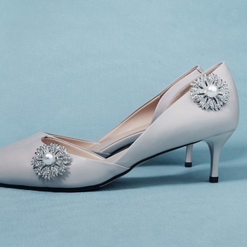 Зажимы для обуви Туфли Жемчужные туфли Цветочный декор