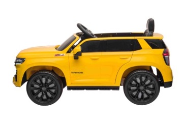 Детский электромобиль Chevrolet Tahoe желтый + пульт дистанционного управления + EVA + MP3
