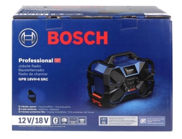 ЗАРЯДНОЕ УСТРОЙСТВО POWERBANK РАДИО BLUETOOTH 12 В 18 В 230 В GPB 18VH-6 SRC DAB+ BOSCH