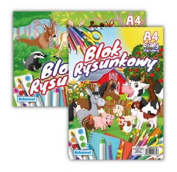 Blok rysunkowy biały A4 20 kartek cena jakość