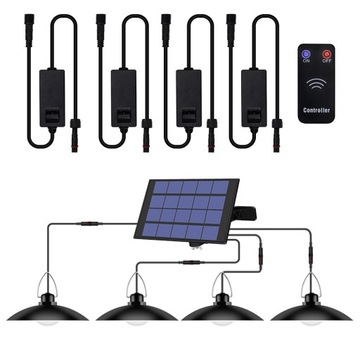 LAMPA SOLARNA+PANEL OŚWIETLENIE ZEWNĘTRZNE ZIMMO