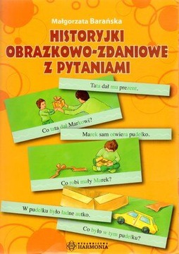 Historyjki obrazkowo-zdaniowe z pytaniami
